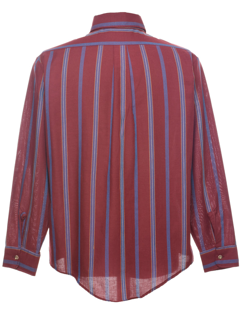 Long Sleeved Checked Shirt - L