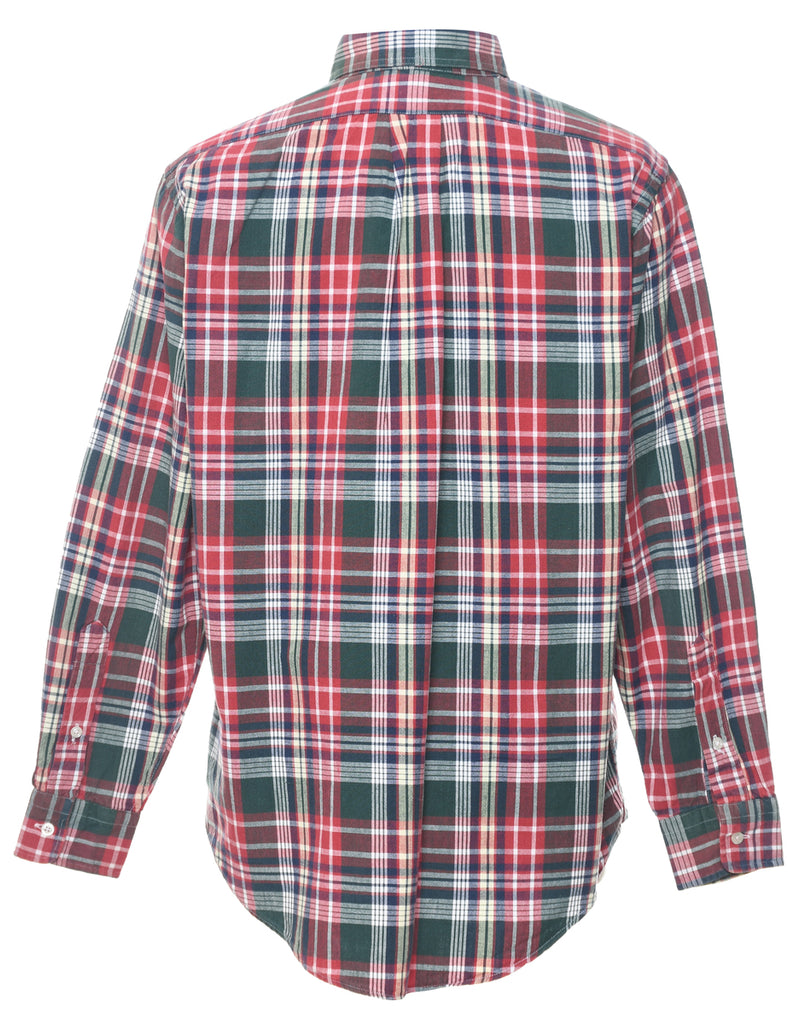 Long Sleeved Checked Shirt - M