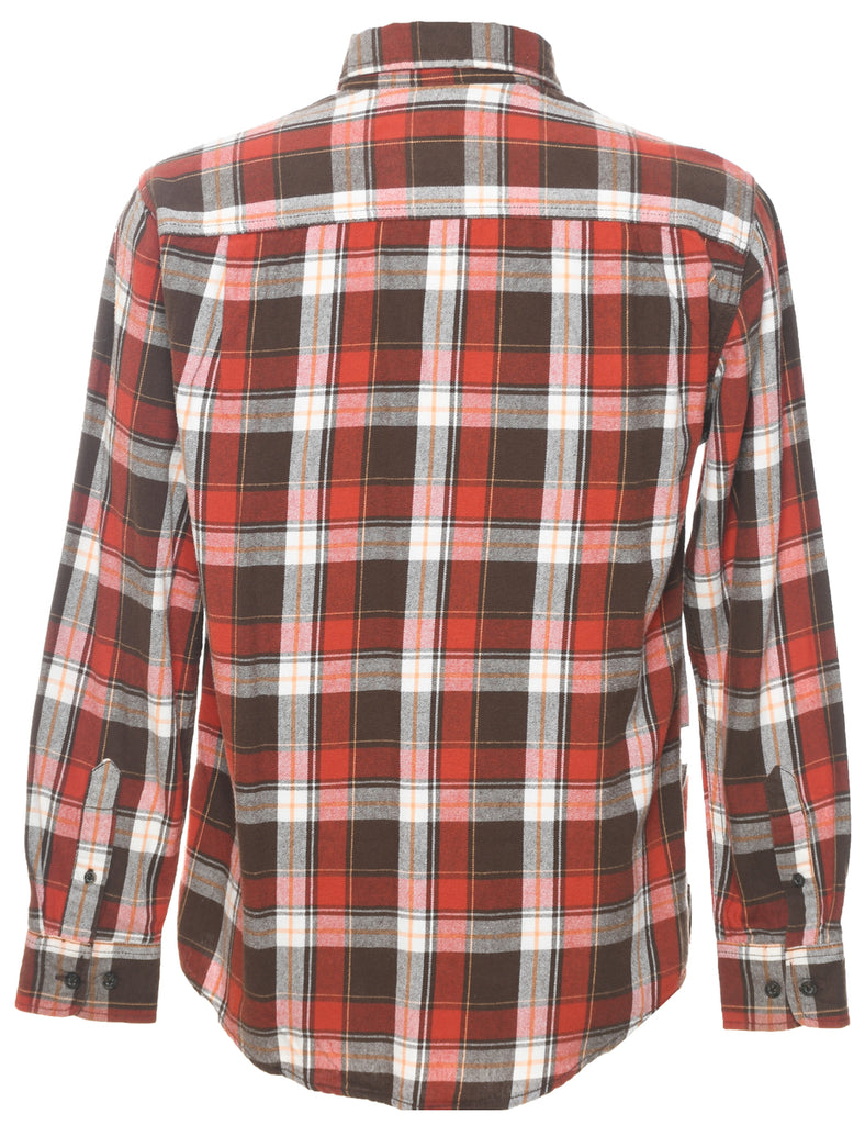 Long Sleeved Checked Shirt - S