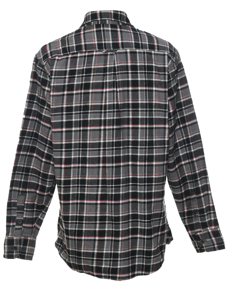 Long Sleeved Checked Shirt - M