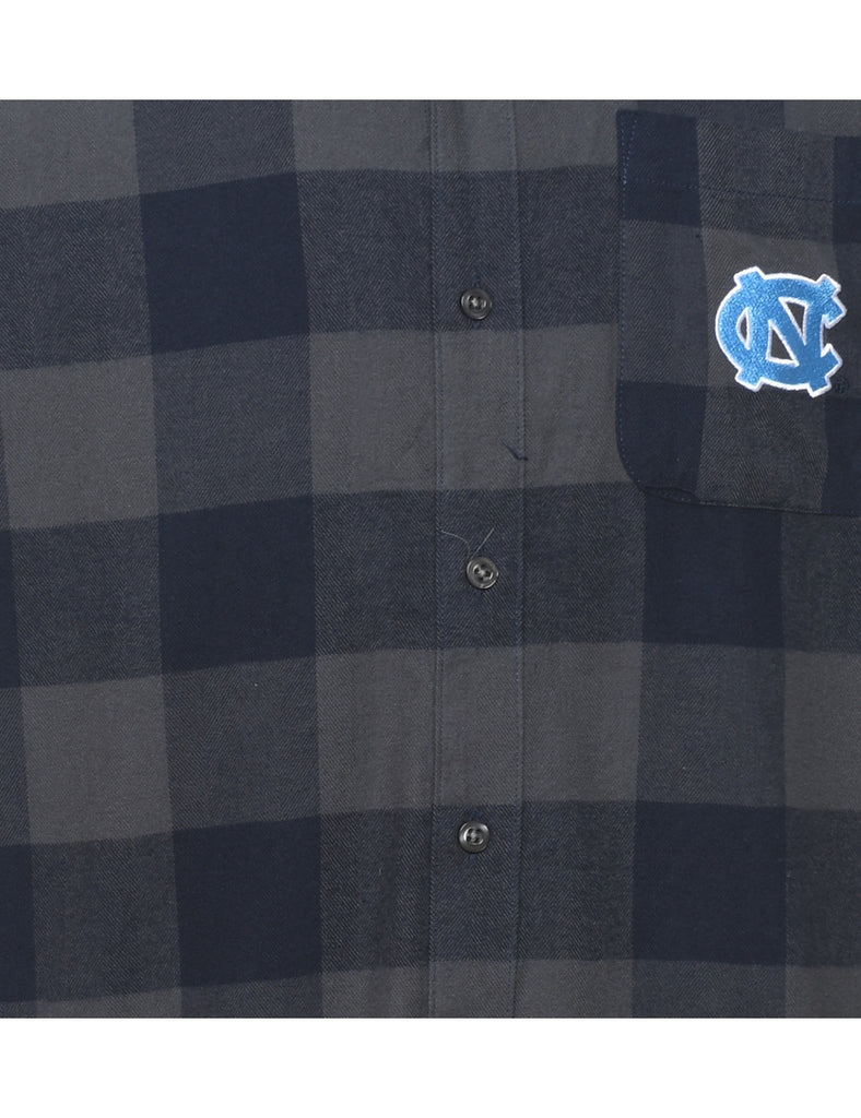 Long Sleeved Checked Shirt - M