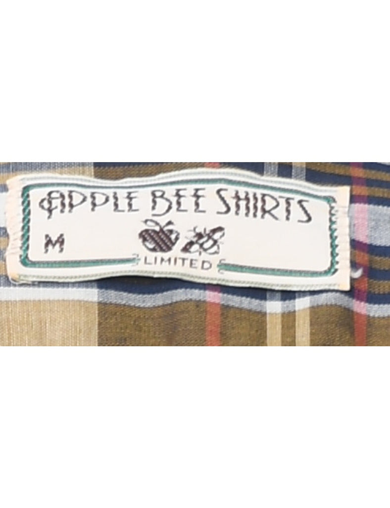 Long Sleeved Checked Shirt - M