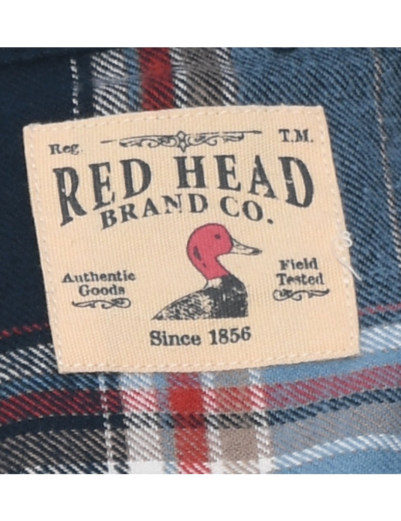 Long Sleeved Checked Shirt - L