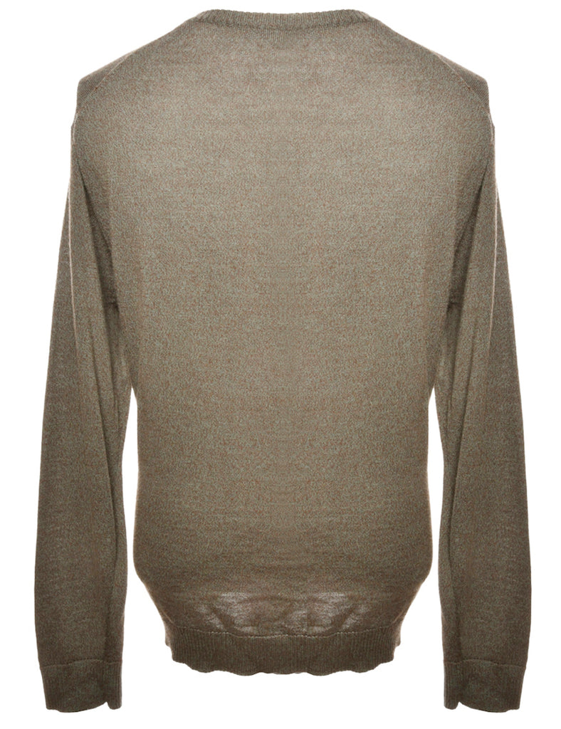 Long Sleeved Dark Grey Jumper - L