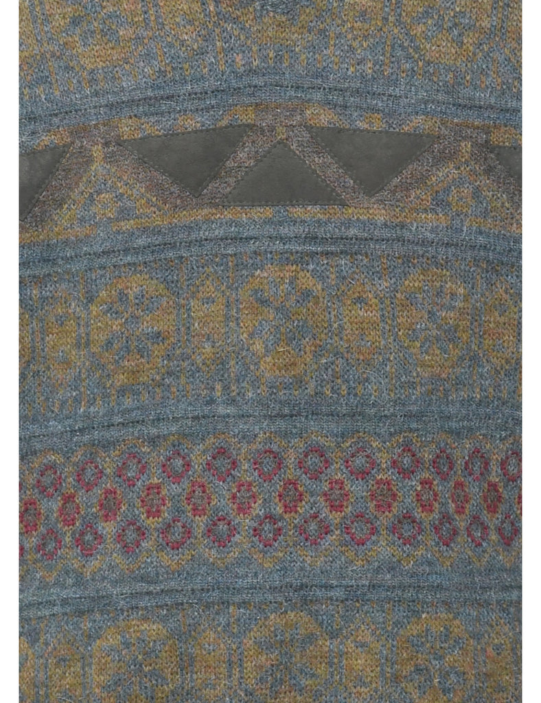 Long Sleeved Green Jumper - L