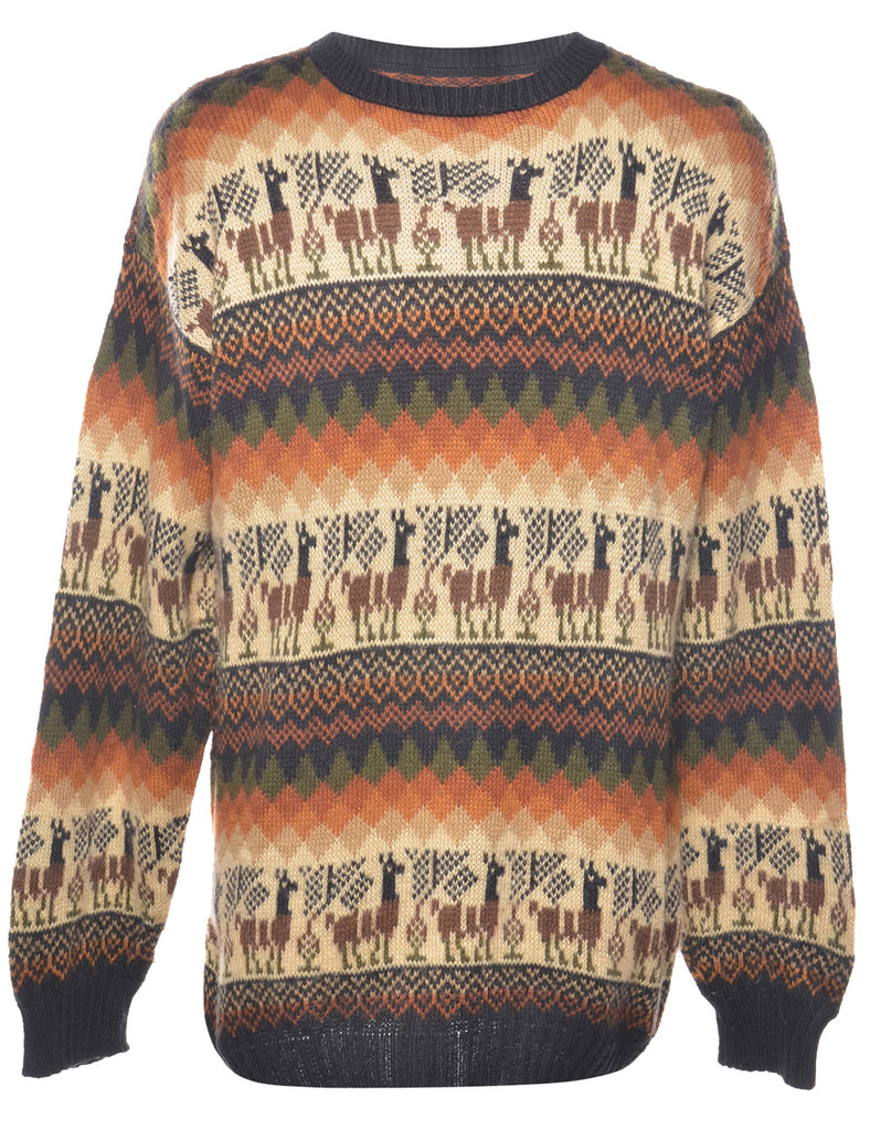 Long Sleeved Jumper - L
