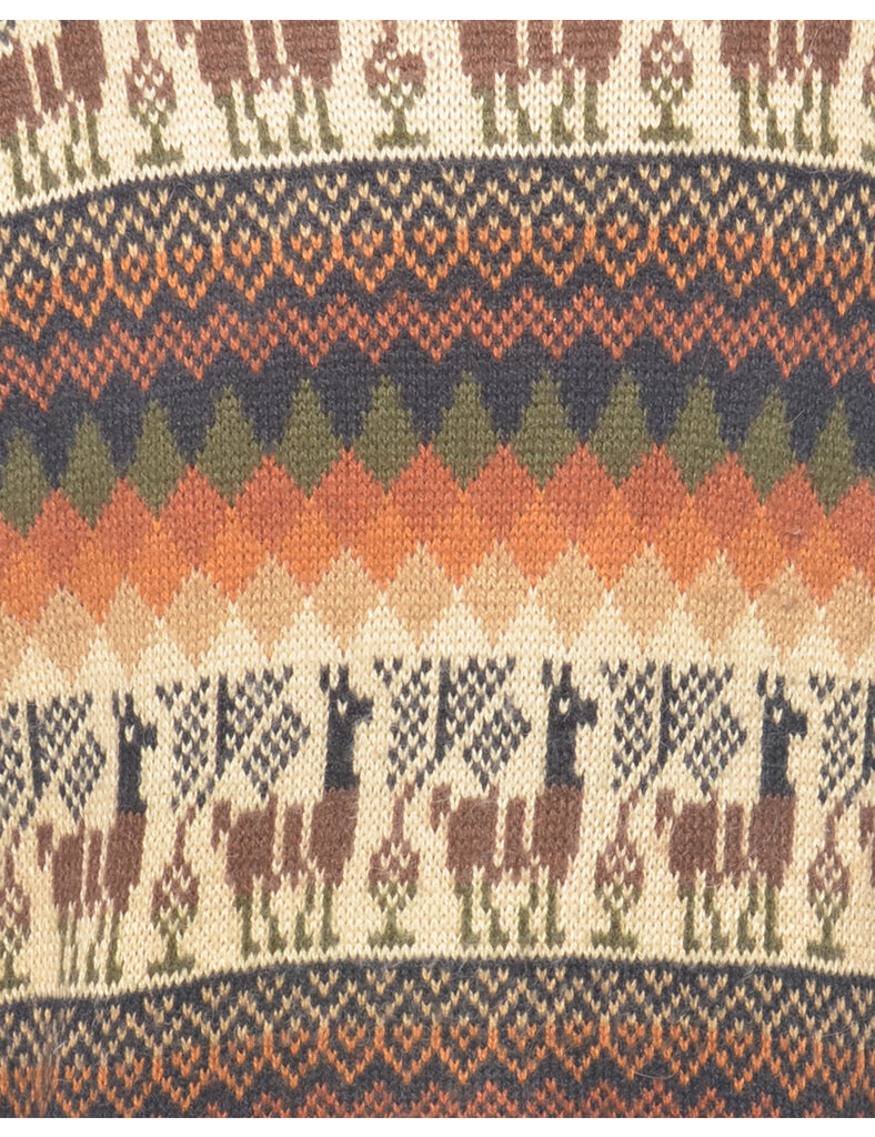 Long Sleeved Jumper - L