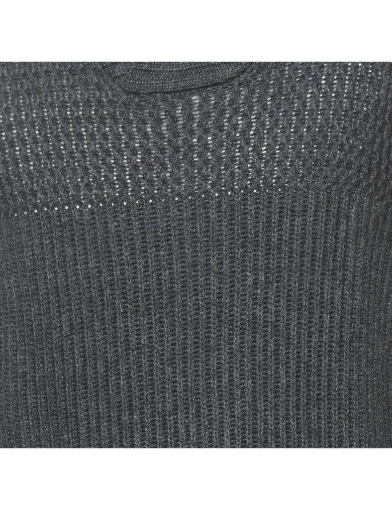 Long Sleeved Navy Jumper - XXL