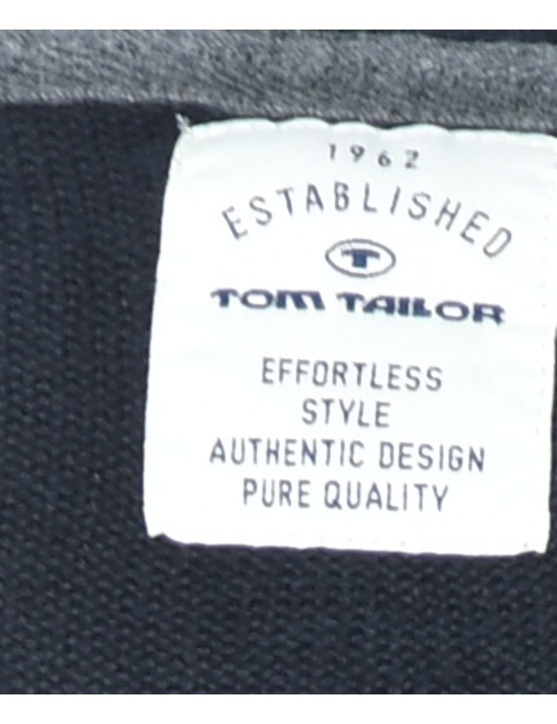 Long Sleeved Navy Jumper - M