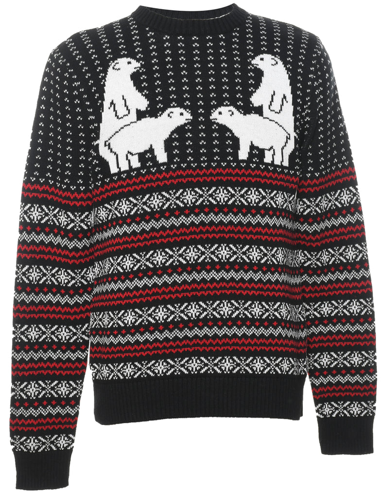 Long Sleeved Nordic Jumper - M