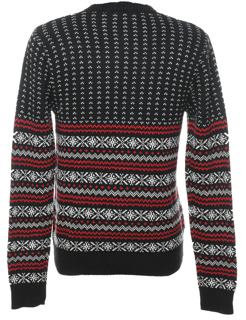 Long Sleeved Nordic Jumper - M