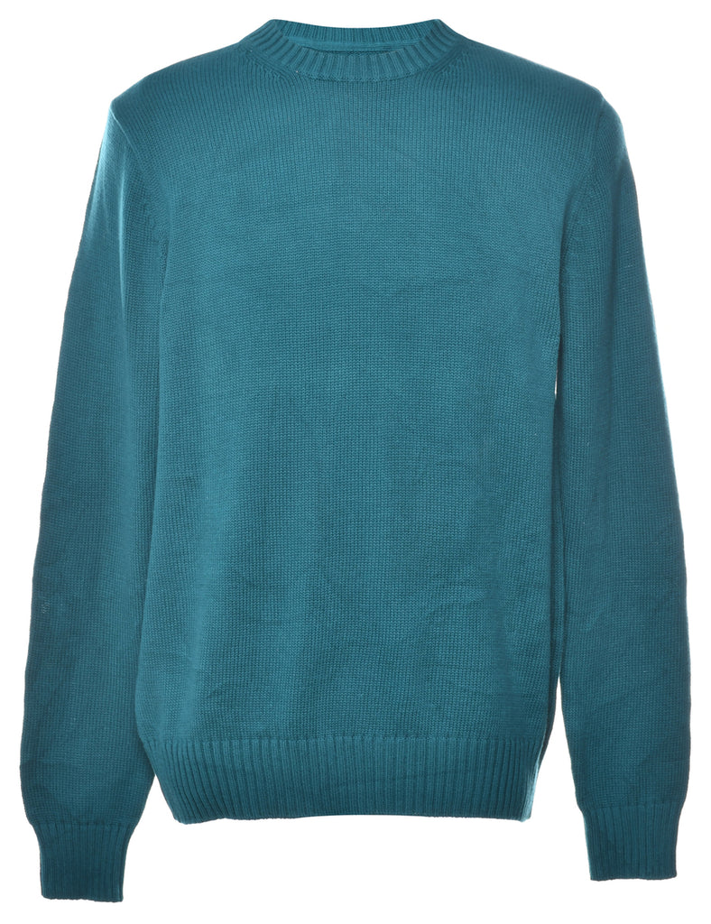 Long Sleeved Teal Jumper - M