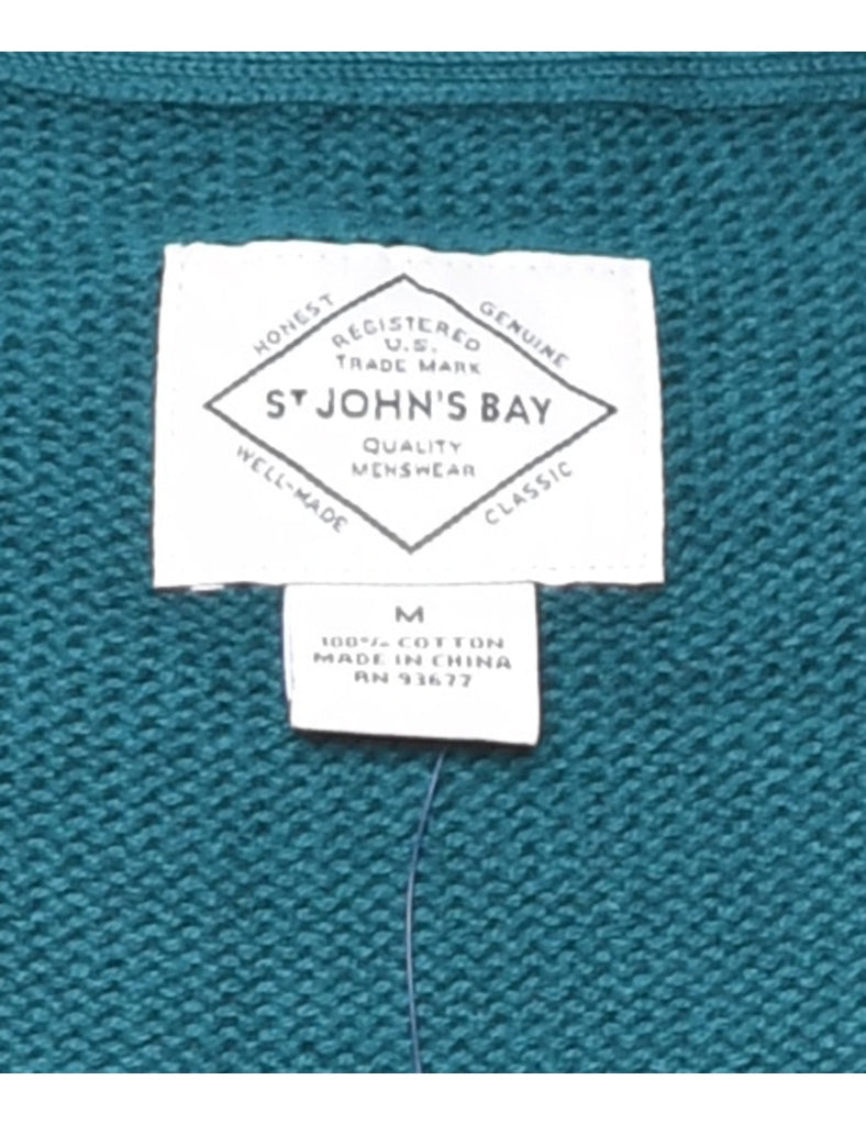 Long Sleeved Teal Jumper - M