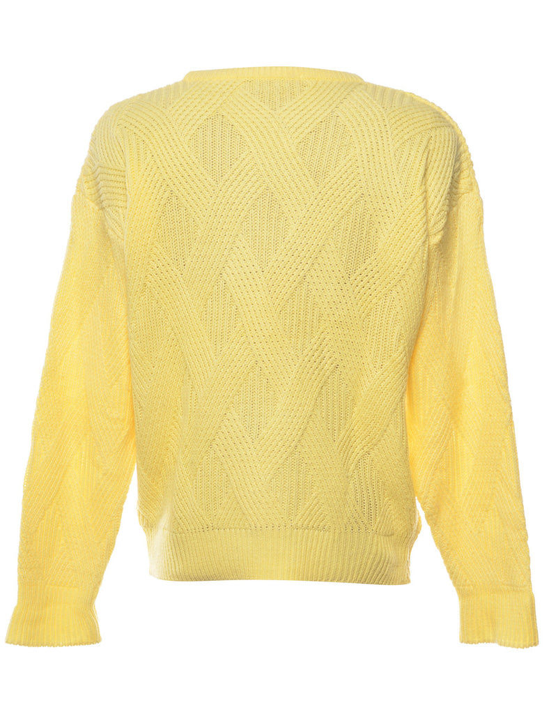 Long Sleeved Yellow Jumper - S