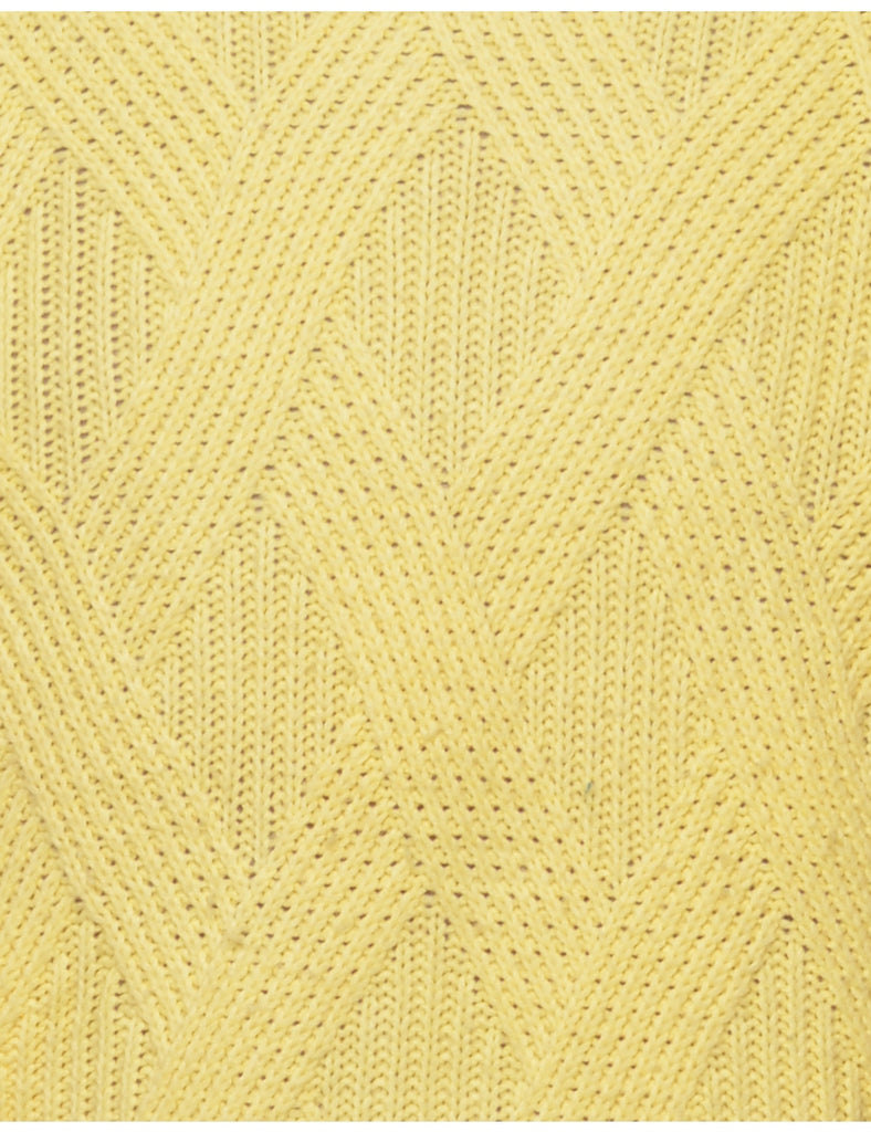 Long Sleeved Yellow Jumper - S