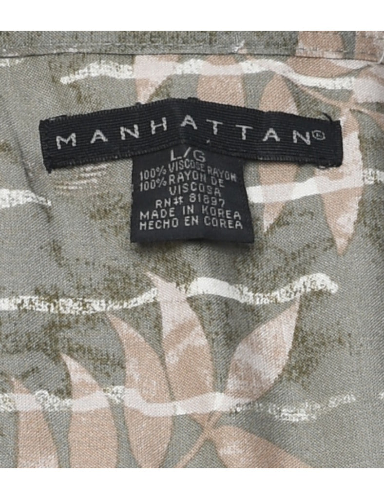 Manhattan Hawaiian Shirt - L