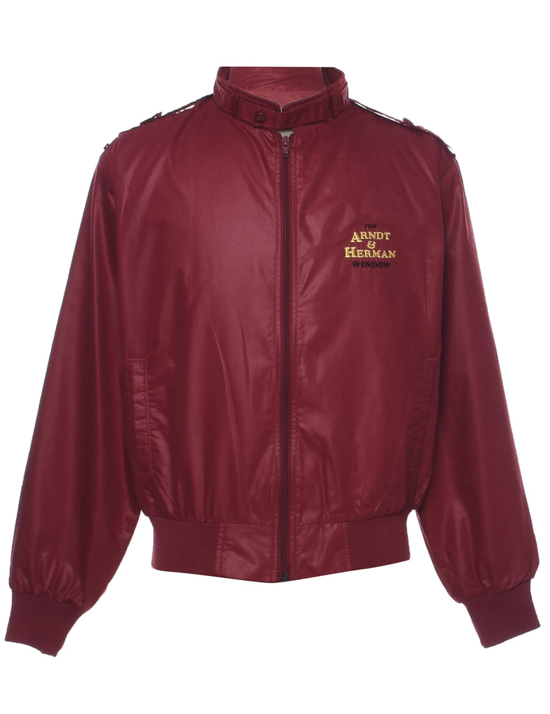 Maroon Harrington Jacket - L