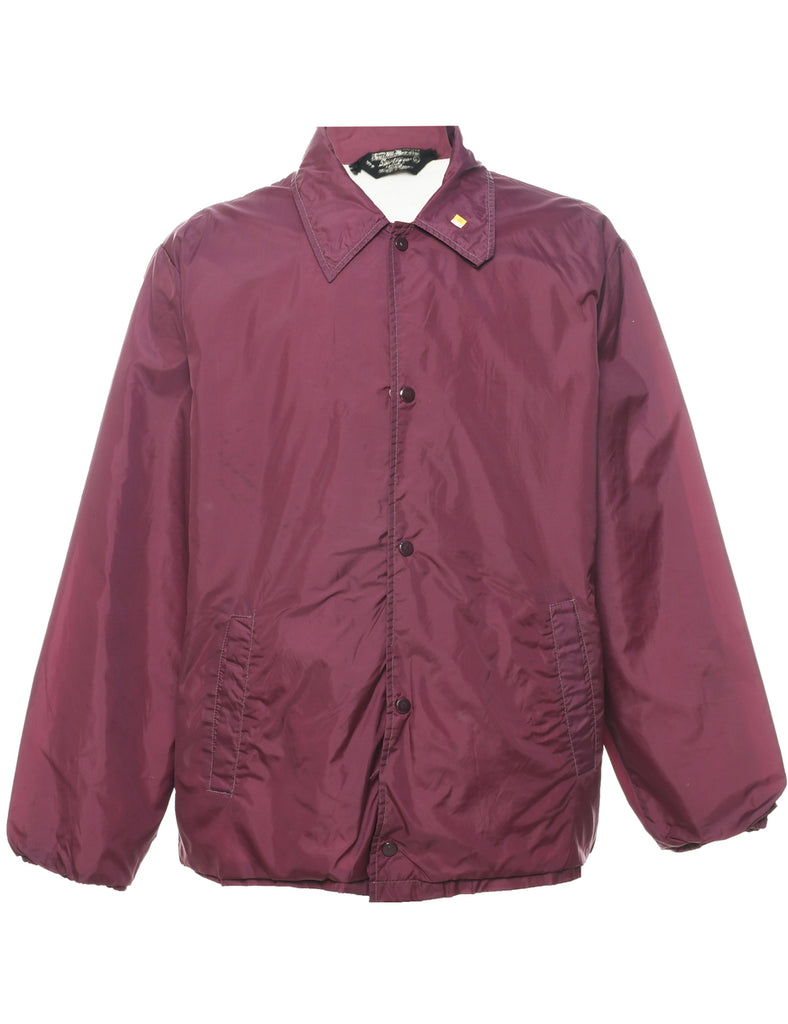 Maroon Nylon Jacket - L