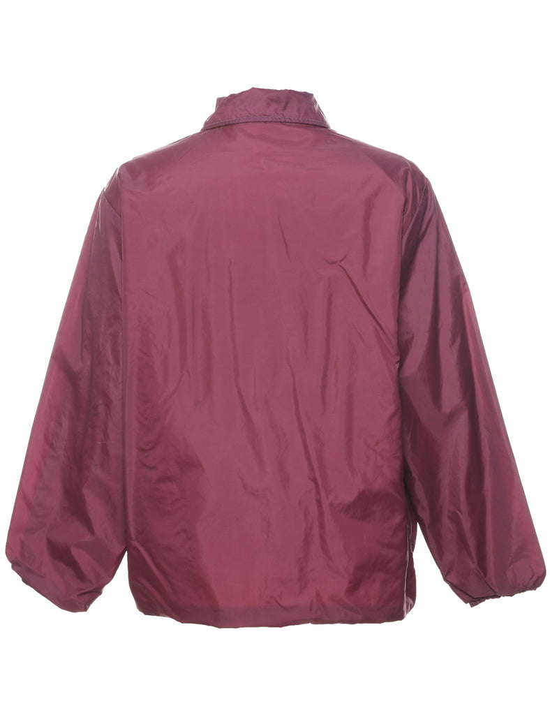 Maroon Nylon Jacket - L