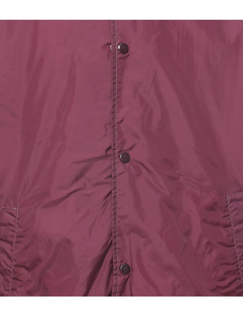 Maroon Nylon Jacket - L