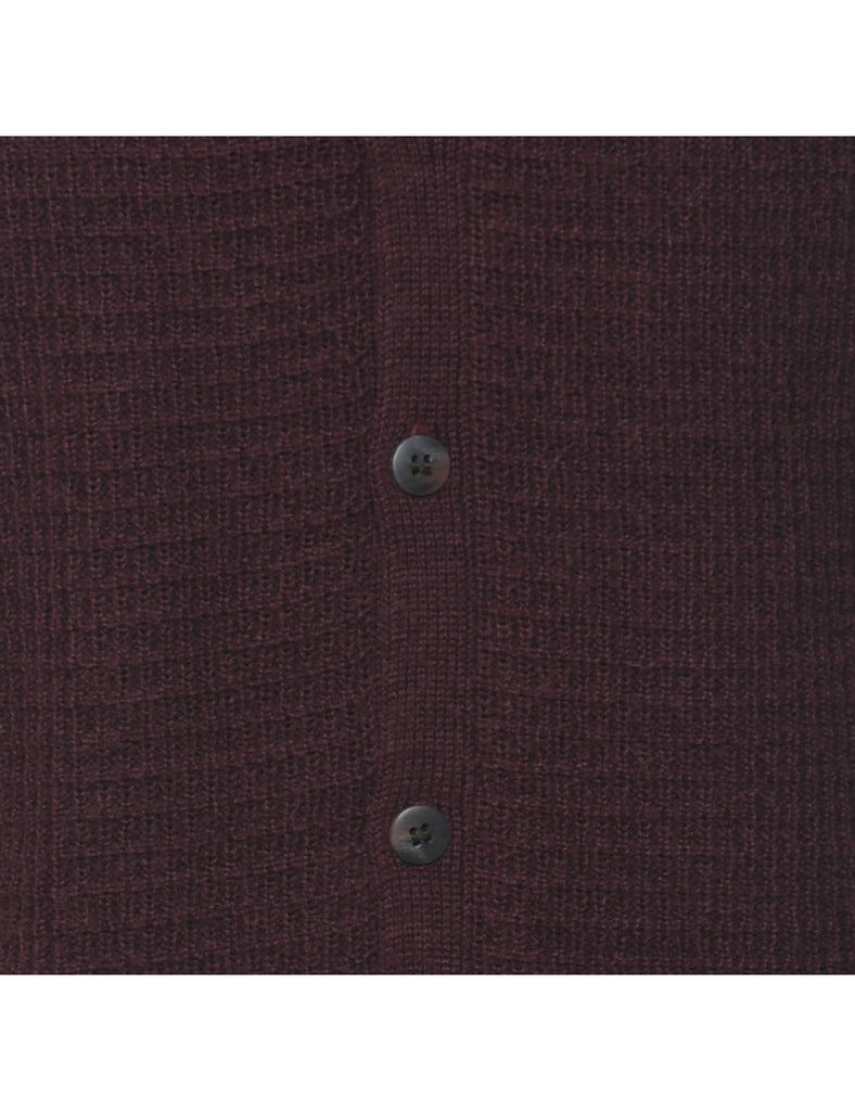 Maroon Sweater Vest - L