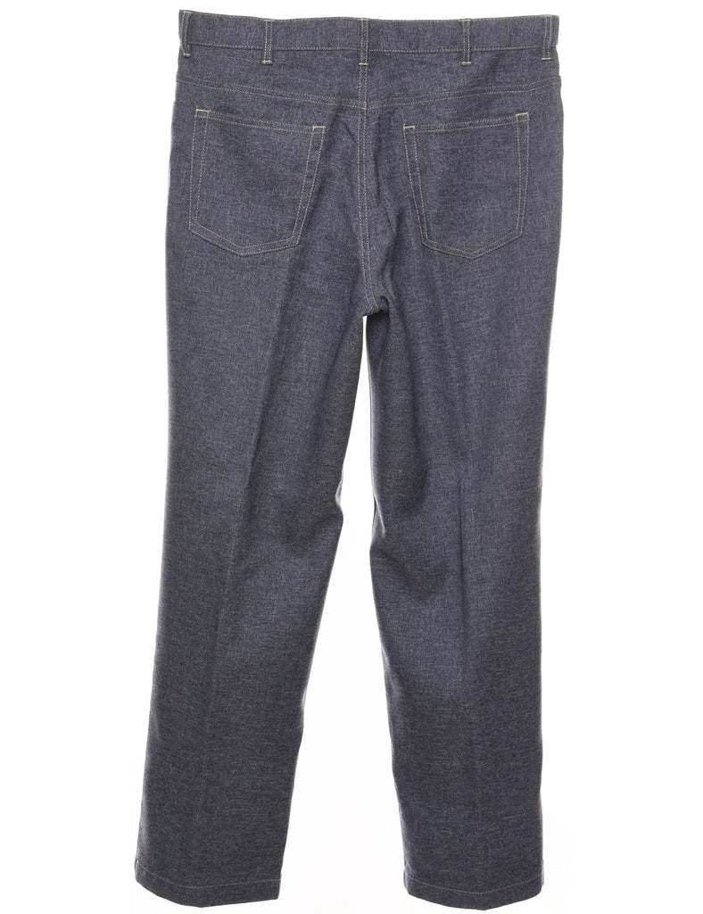 Medium Wash Casual Denim Trousers - W34 L28