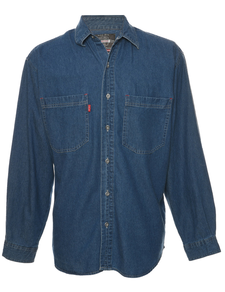 Medium Wash Denim Shirt - M