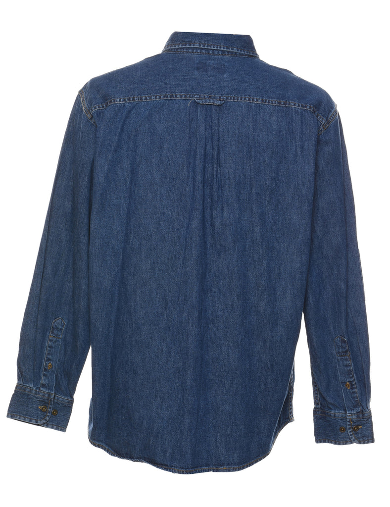 Medium Wash Denim Shirt - M