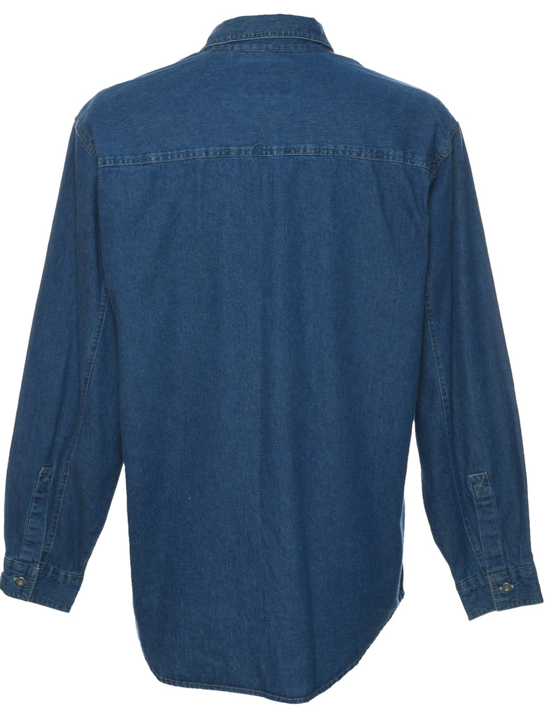 Medium Wash Denim Shirt - M