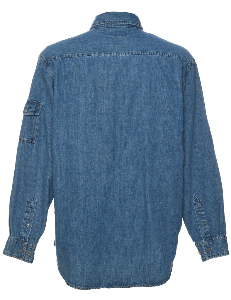 Medium Wash Denim Shirt - M