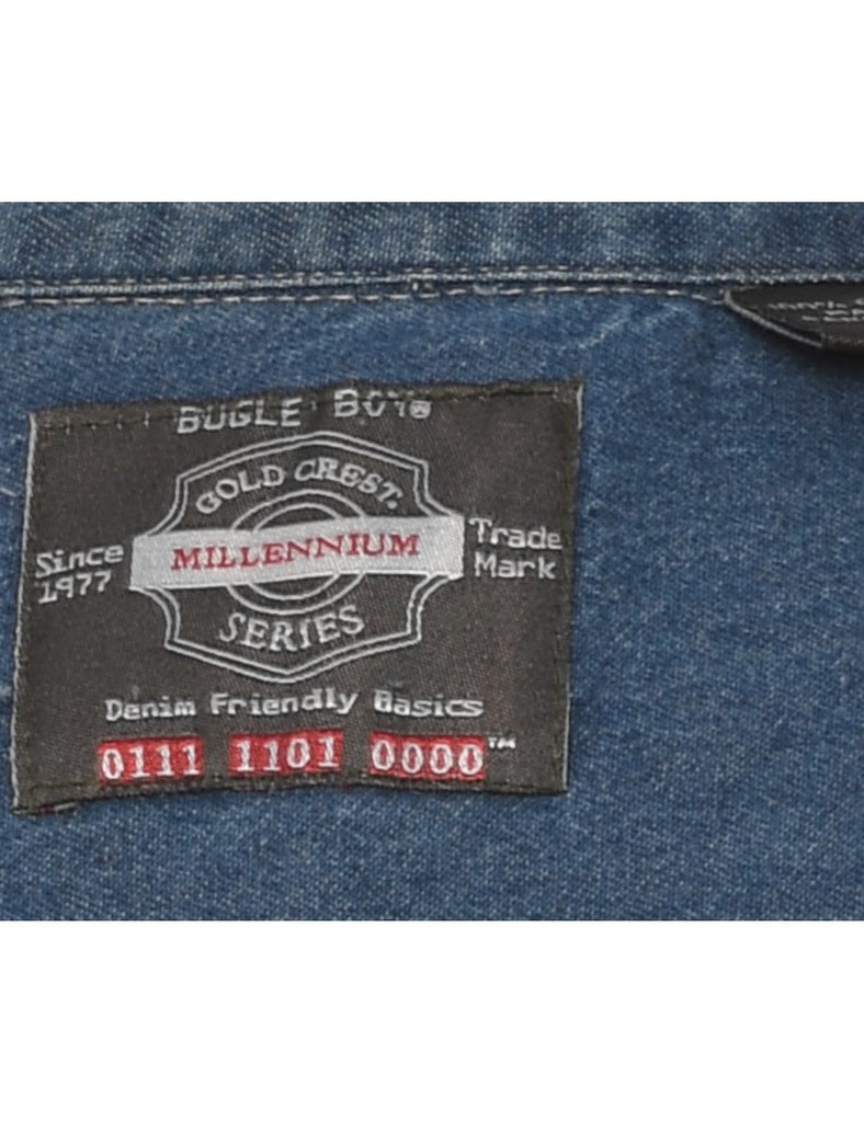 Medium Wash Denim Shirt - M