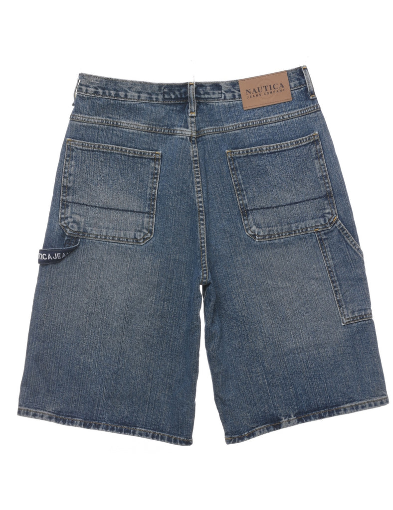 Medium Wash Denim Shorts - W34 L13