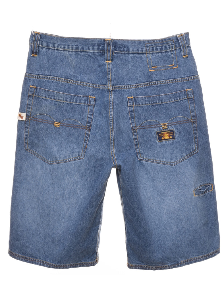 Medium Wash Denim Shorts - W40 L15