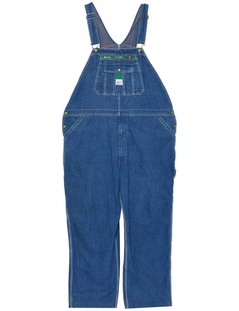 Medium Wash Dungaree Salopettes - XL