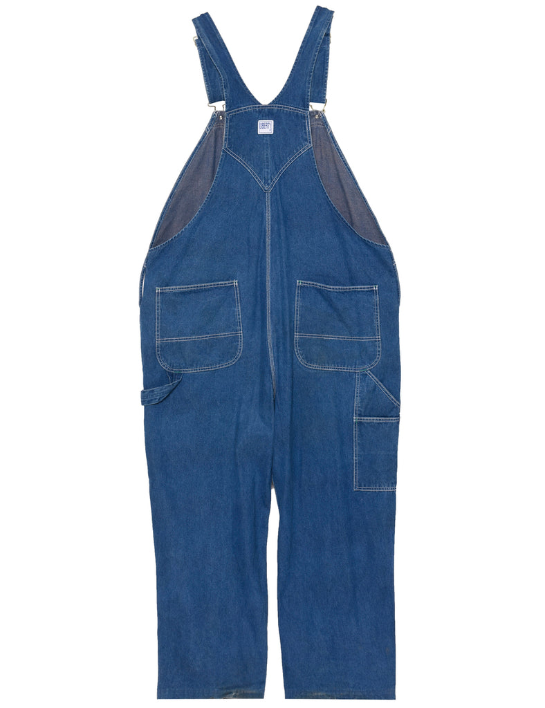 Medium Wash Dungaree Salopettes - XL