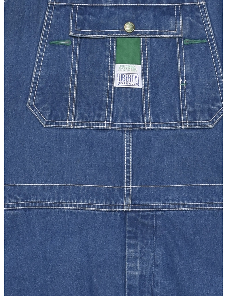 Medium Wash Dungaree Salopettes - XL