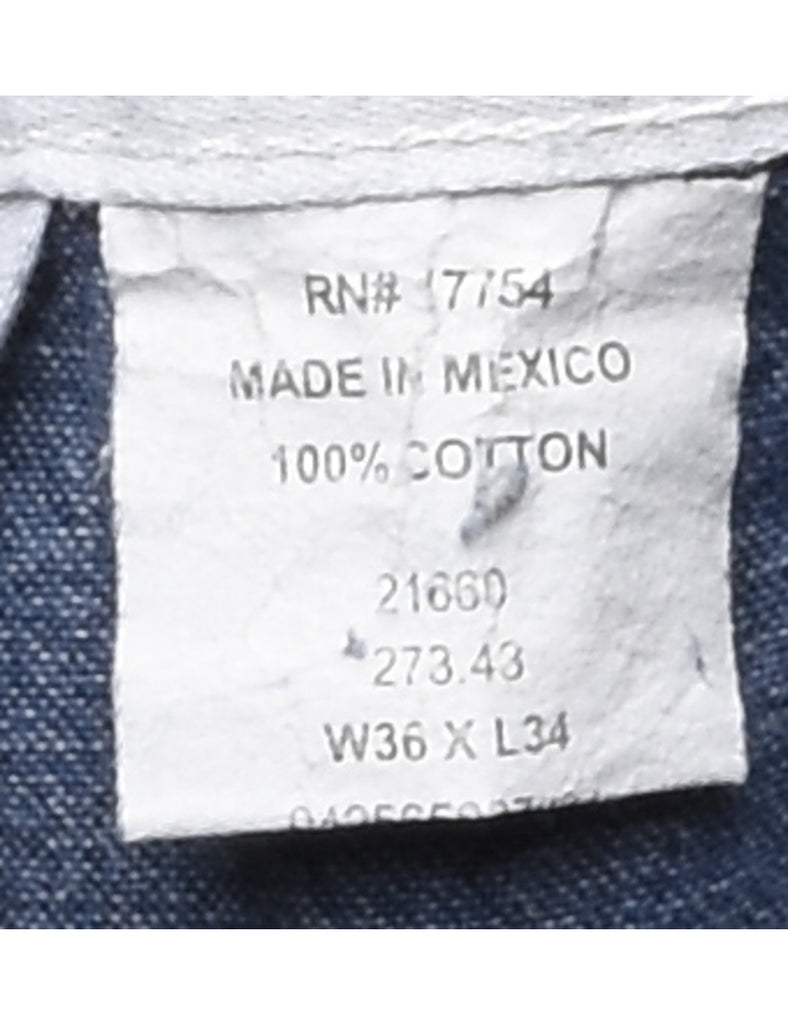 Medium Wash Dungaree Salopettes - L