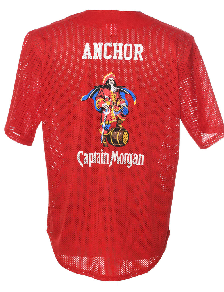 Mesh Captain Printed T-shirt - S