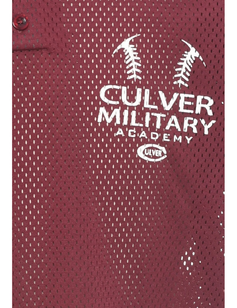 Mesh Culver Military Academy Plain T-shirt - L
