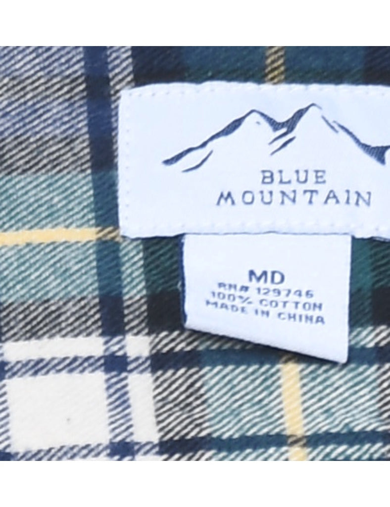 Multi-Colour 1990s Checked Flannel Shirt - M
