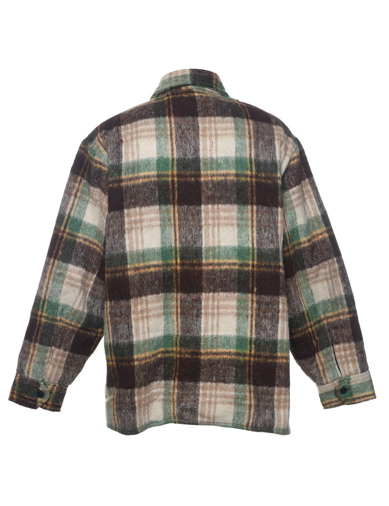 Multi-colour Checked Flannel Shirt - L