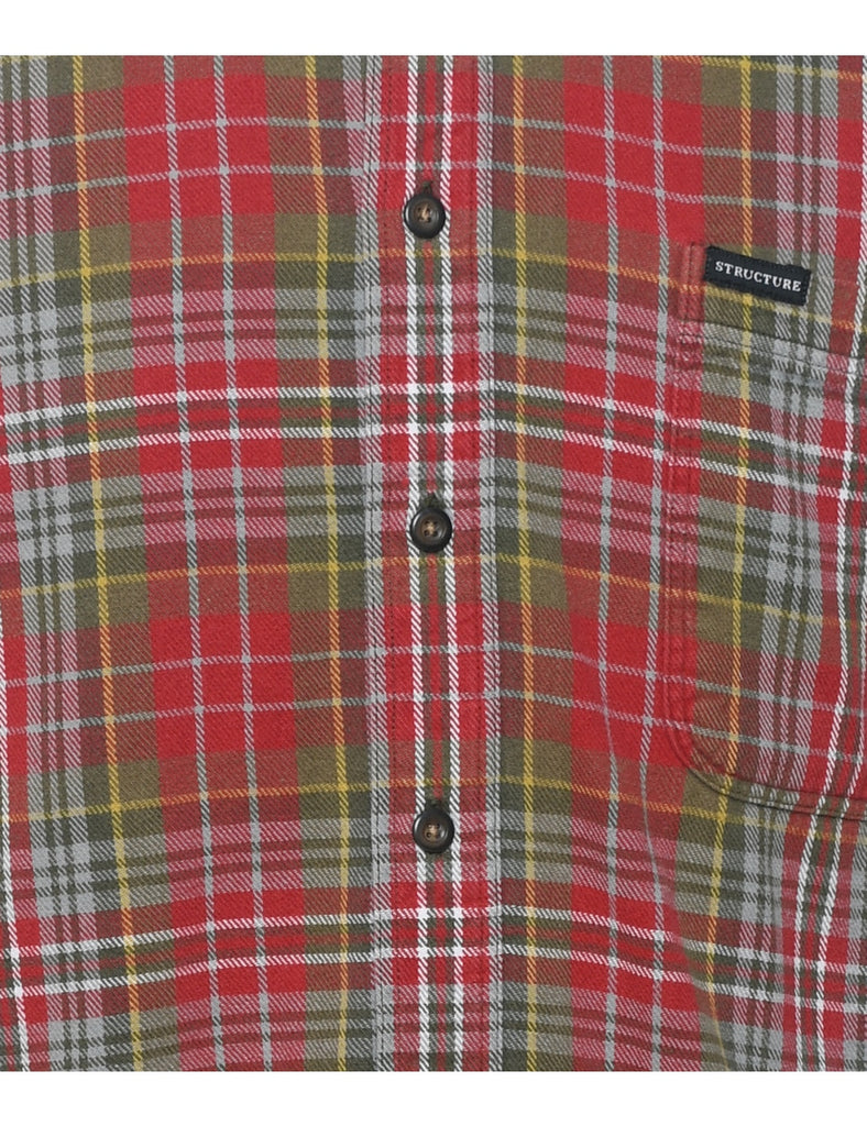 Multi-Colour Checked Flannel Shirt - M