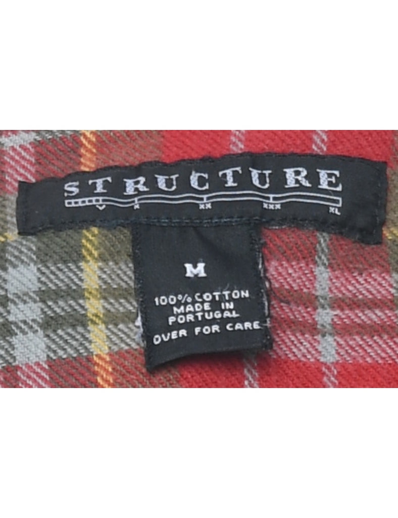Multi-Colour Checked Flannel Shirt - M