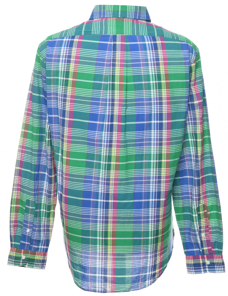 Multi-Colour Checked Ralph Lauren Checked Shirt - XL