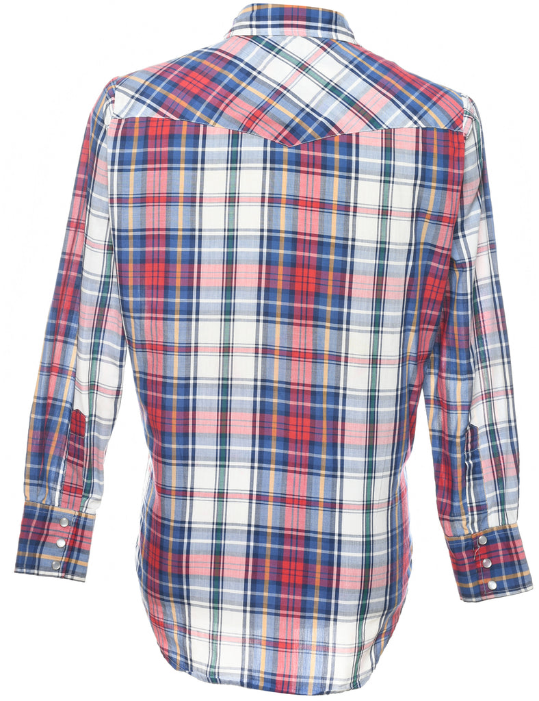 Multi-colour Checked Western Shirt - M