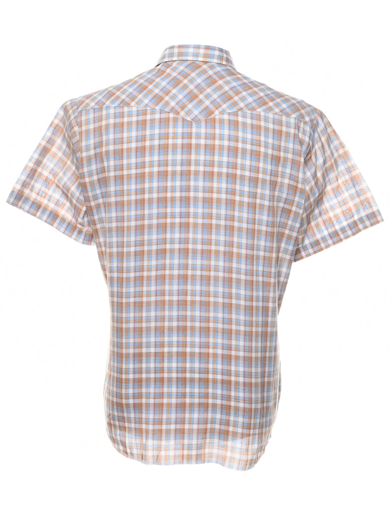 Multi-colour Checked Western Shirt - L