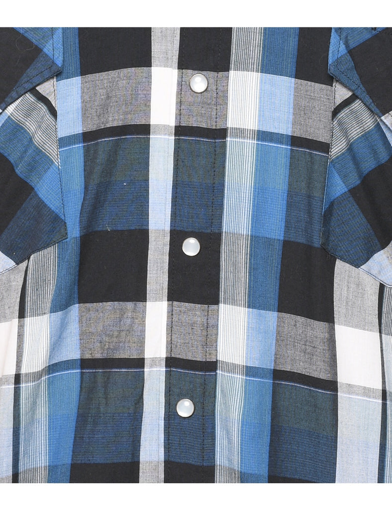 Multi-colour Checked Western Shirt - M