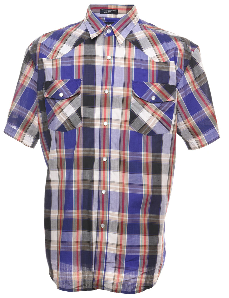 Multi-colour Classic Checked Shirt - L