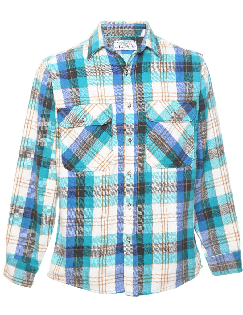 Multi-Colour Classic Checked Shirt - L