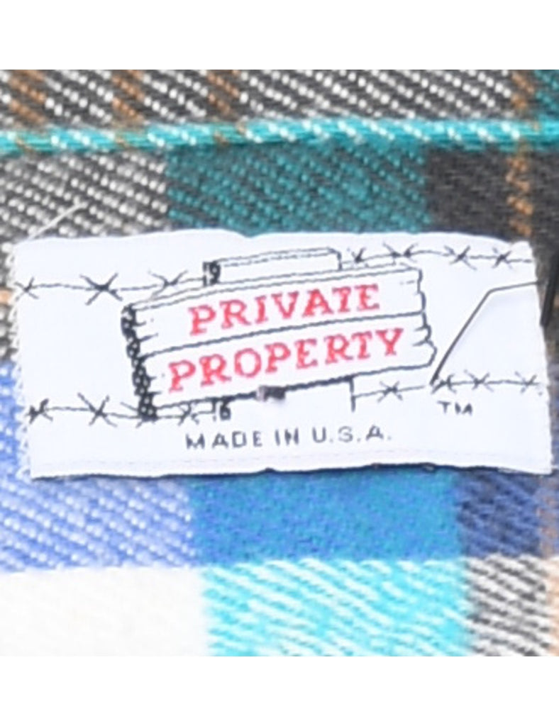 Multi-Colour Classic Checked Shirt - L